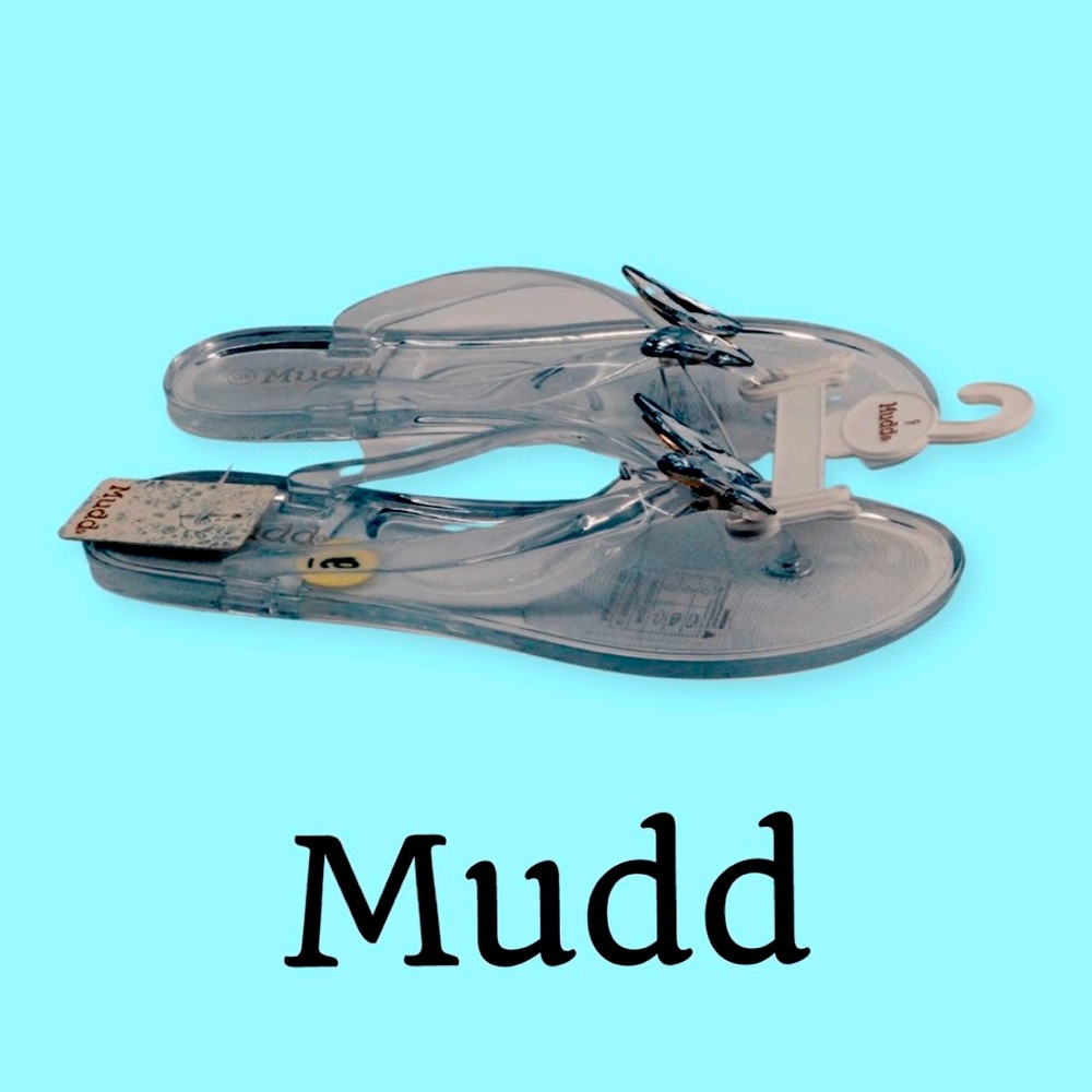 Mudd silver sandals 9